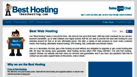 What Ibesthosting.com website looked like in 2018 (7 years ago)