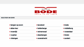 What Internetbode.nl website looked like in 2018 (6 years ago)