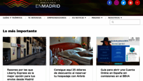 What Inmigrantesenmadrid.com website looked like in 2018 (6 years ago)