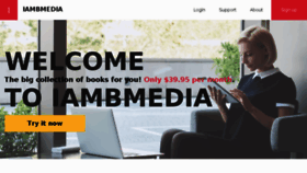 What Iambmedia.com website looked like in 2018 (6 years ago)