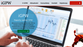 What Igpw.pl website looked like in 2018 (6 years ago)