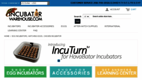 What Incubatorwarehouse.com website looked like in 2018 (6 years ago)