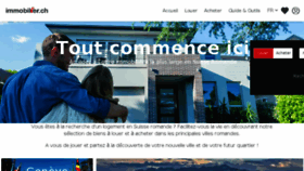 What Immobilier.ch website looked like in 2018 (6 years ago)