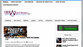 What Ibrasoftware.com website looked like in 2018 (6 years ago)