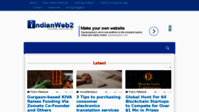 What Indianweb2.com website looked like in 2018 (6 years ago)