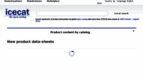 What Icecat.biz website looked like in 2018 (8 years ago)