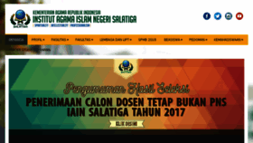 What Iainsalatiga.ac.id website looked like in 2018 (6 years ago)