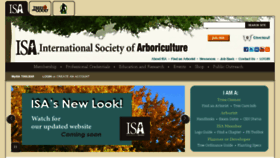 What Isa-arbor.com website looked like in 2018 (6 years ago)