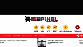 What Isopixel.net website looked like in 2018 (6 years ago)