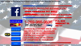 What Ironlinekennels.com website looked like in 2018 (6 years ago)