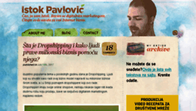 What Istokpavlovic.com website looked like in 2018 (6 years ago)