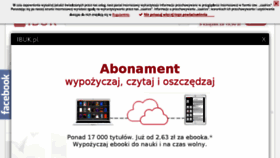 What Ibuk.pl website looked like in 2018 (6 years ago)