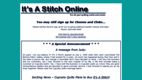 What Itsastitchonline.com website looked like in 2018 (6 years ago)