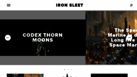 What Ironsleet.com website looked like in 2018 (6 years ago)