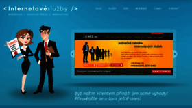 What Internetovesluzby.net website looked like in 2018 (6 years ago)