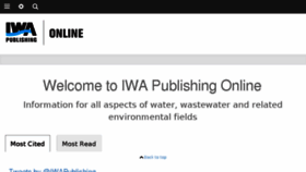 What Iwaponline.com website looked like in 2018 (6 years ago)