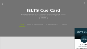What Ieltscuecard.com website looked like in 2018 (6 years ago)