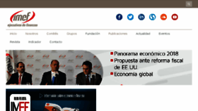 What Imef.org.mx website looked like in 2018 (6 years ago)