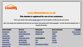 What Ilikerainbows.co.uk website looked like in 2018 (6 years ago)