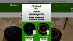 What Irobot.in website looked like in 2018 (6 years ago)