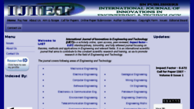 What Ijiet.com website looked like in 2018 (6 years ago)