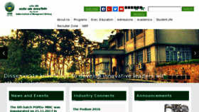 What Iimshillong.ac.in website looked like in 2018 (6 years ago)