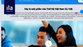 What Ila.edu.vn website looked like in 2018 (6 years ago)