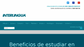 What Interlingua.edu.mx website looked like in 2018 (6 years ago)