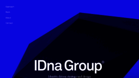 What Idnagroup.com website looked like in 2018 (6 years ago)