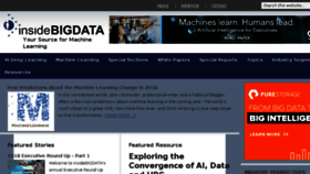 What Insidebigdata.com website looked like in 2018 (6 years ago)
