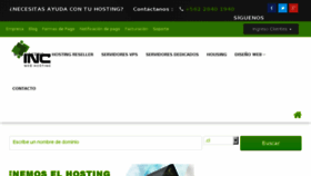 What Inc.cl website looked like in 2018 (7 years ago)