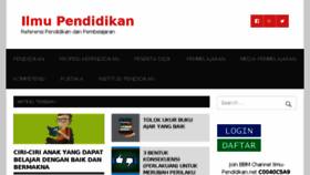 What Ilmu-pendidikan.net website looked like in 2018 (6 years ago)
