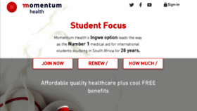 What Ingwehealth.co.za website looked like in 2018 (6 years ago)