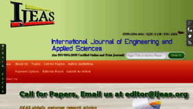 What Ijeas.org website looked like in 2018 (6 years ago)