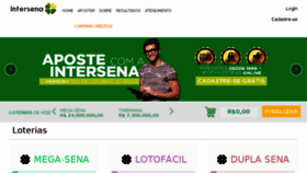 What Intersena.com.br website looked like in 2018 (8 years ago)