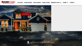 What Ivoryhomes.com website looked like in 2018 (6 years ago)