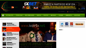 What Ivoirtv.net website looked like in 2018 (6 years ago)