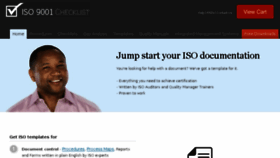 What Iso-9001-checklist.co.uk website looked like in 2018 (6 years ago)