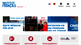 What Institutfrancais.de website looked like in 2018 (6 years ago)
