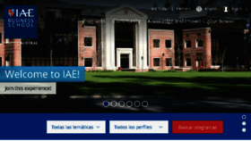 What Iae.edu.ar website looked like in 2018 (6 years ago)