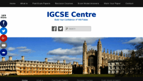 What Igcsecentre.com website looked like in 2018 (6 years ago)