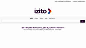 What Izito.pl website looked like in 2018 (6 years ago)