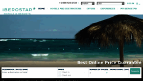 What Iberostar.com website looked like in 2018 (6 years ago)