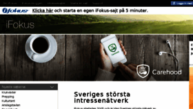What Ifokus.se website looked like in 2018 (7 years ago)