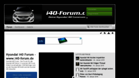 What I40-forum.de website looked like in 2018 (6 years ago)