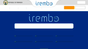 What Irembo.rw website looked like in 2018 (6 years ago)