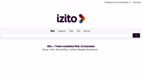 What Izito.mx website looked like in 2018 (6 years ago)