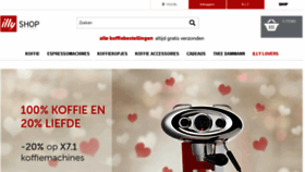 What Illy.nl website looked like in 2018 (6 years ago)