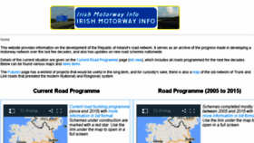 What Irishmotorwayinfo.com website looked like in 2018 (6 years ago)