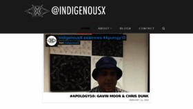 What Indigenousx.com.au website looked like in 2018 (6 years ago)